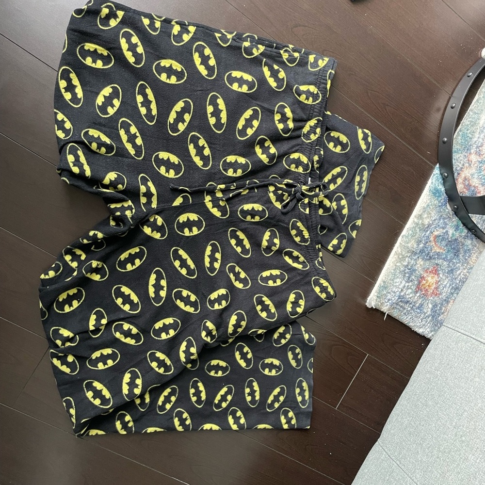 Black and Yellow Batman Pajama Pants Comfy